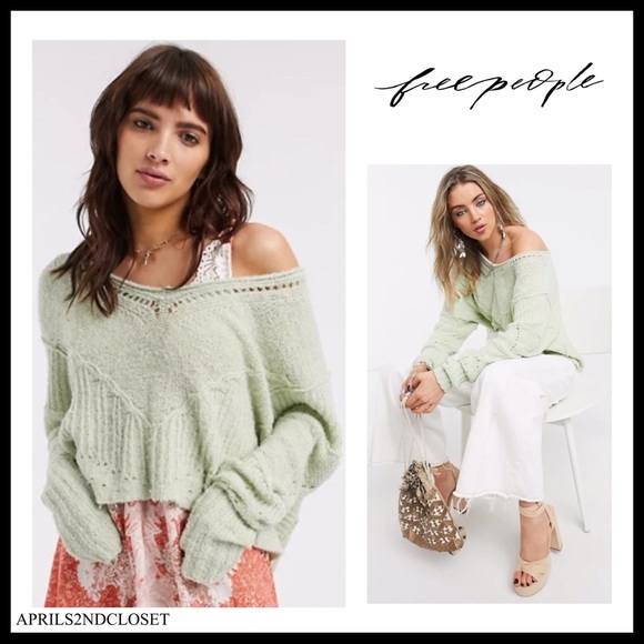 FREE PEOPLE PULLOVER LUXE KNIT SWEATER A2C - Picture 3 of 16